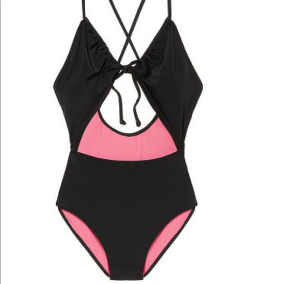 Victoria Secret PINK keyhole front-tie one-piece - Picture 2 of 5